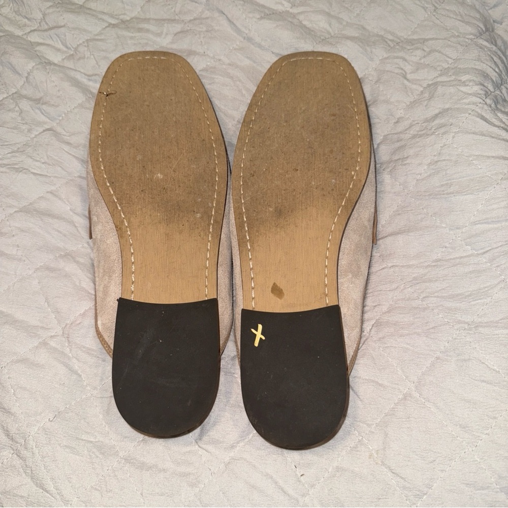 Donald J. Pliner Beige Tassel Mules - Picture 8 of 8
